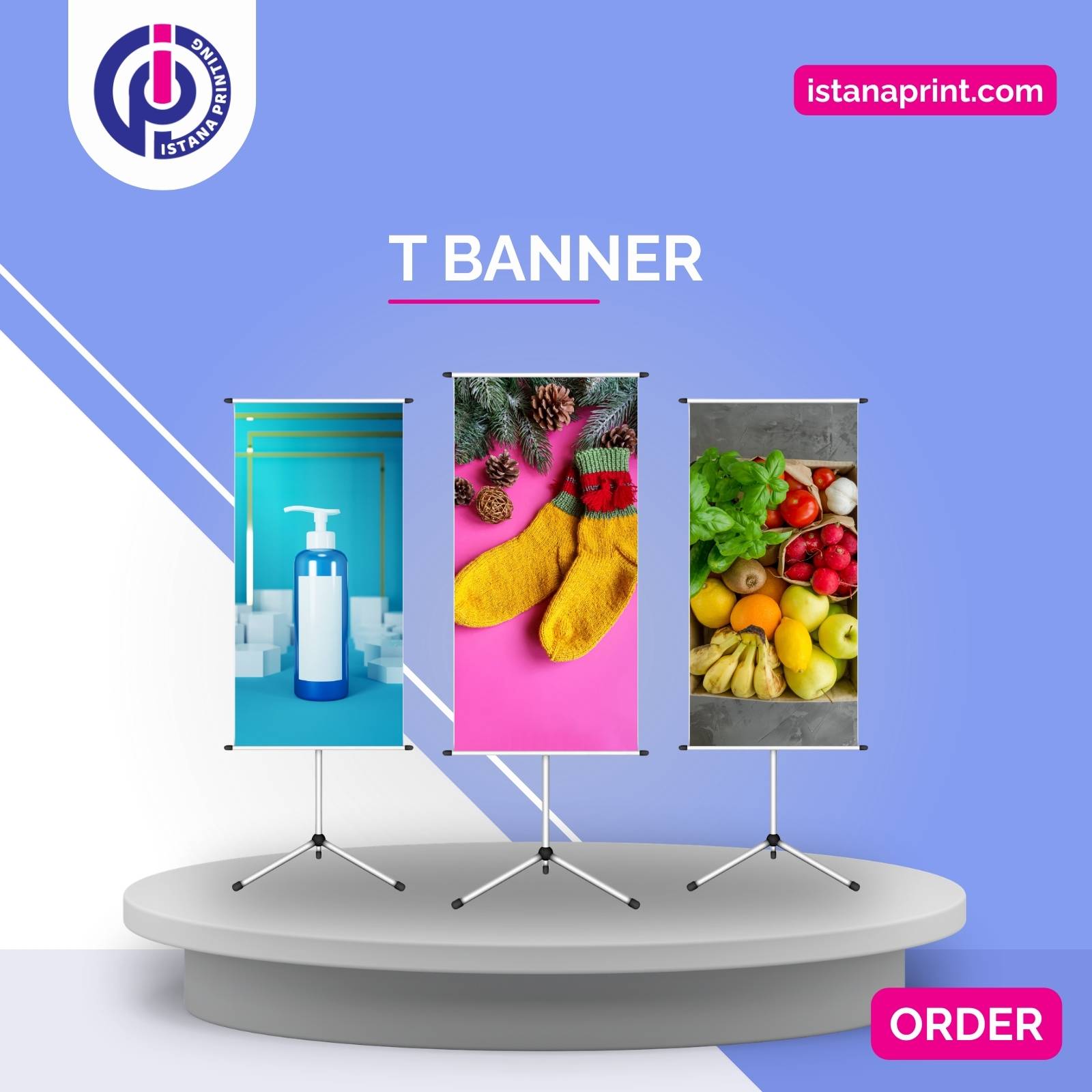 Tempat Cetak Murah T Banner di Jakarta