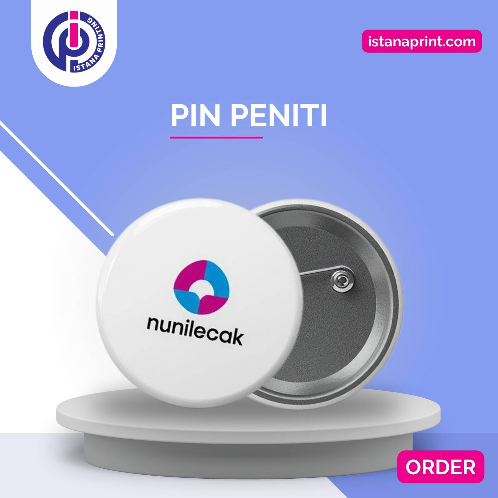Tempat Cetak Murah Pin Peniti di Jakarta