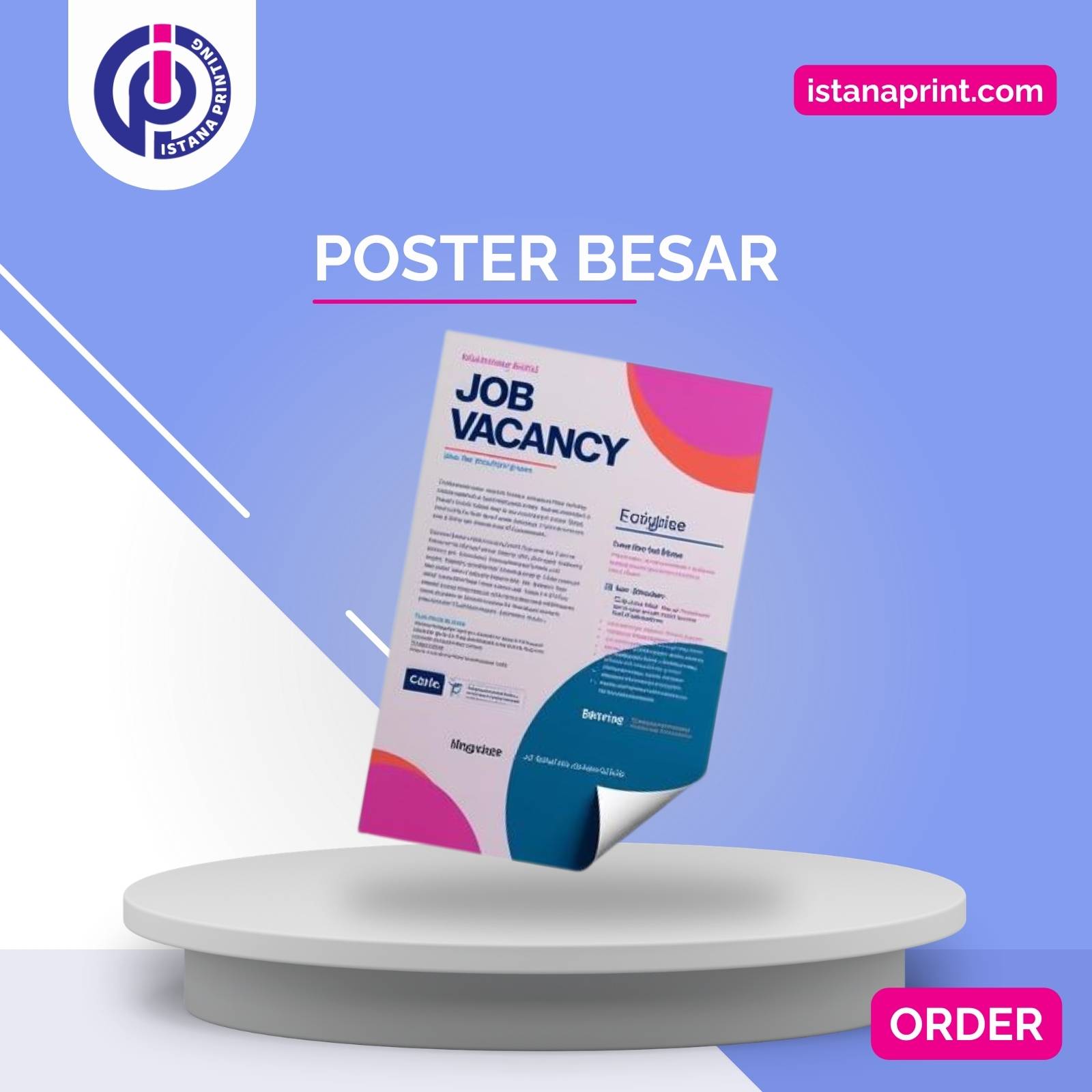 Tempat Cetak Murah Poster Besar di Jakarta