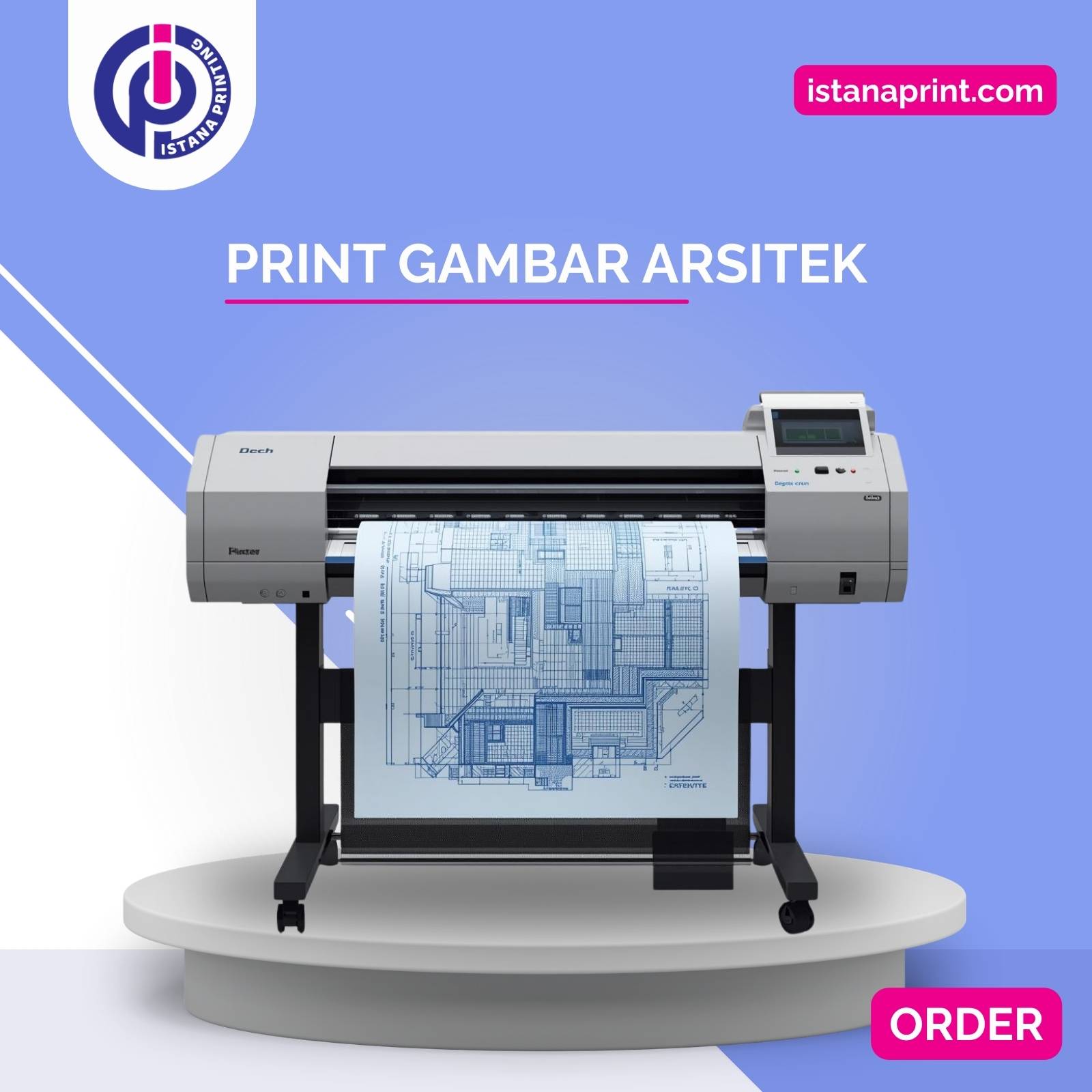 Tempat Cetak Murah Print Gambar Arsitek di Jakarta