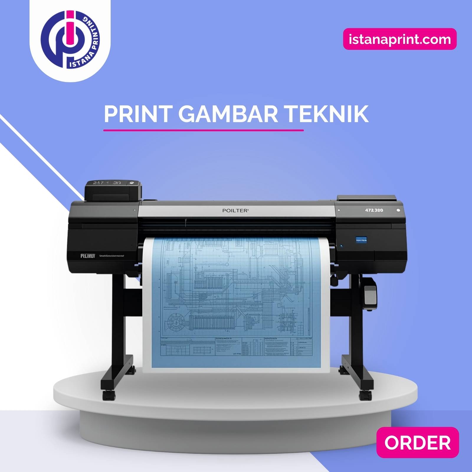 Tempat Cetak Murah Print Gambar Teknik di Jakarta