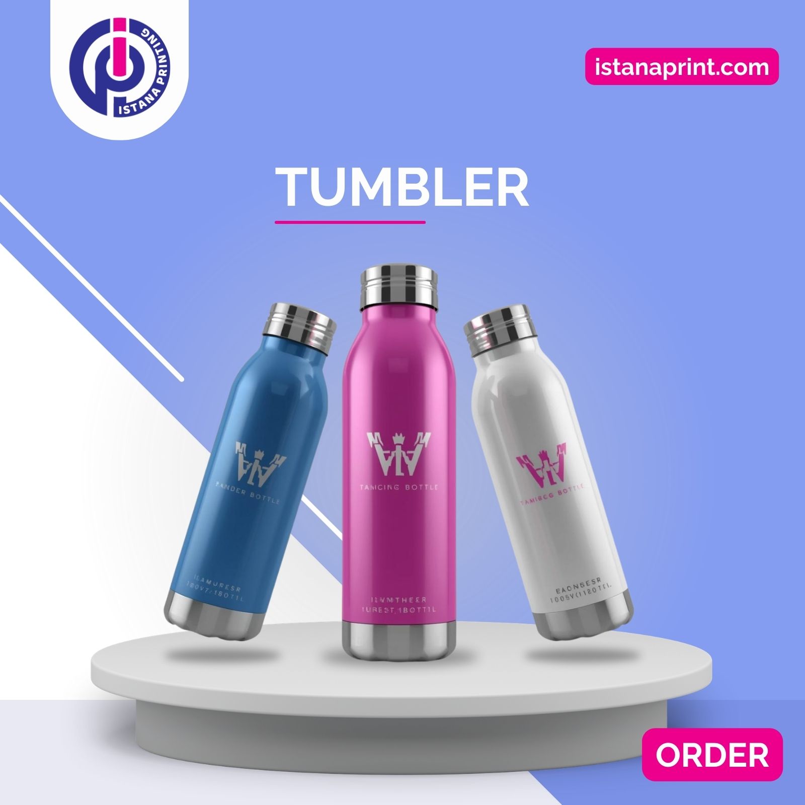 Tempat Cetak Murah Tumbler Custom di Jakarta